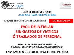 precios tanques sin instalacion julio-diciembre-2014 - tangeomex