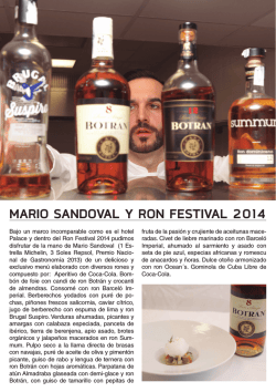 o en cocteler&iacute;a - Revista Madrid In & Out