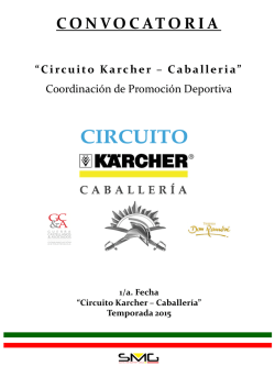 descarga "circuito karcher - caballería 2015". - Campo Deportivo del