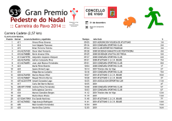 53º Gran Premio - Federación Galega de Atletismo