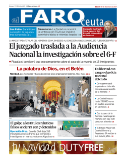 PDF Descargar portada en PDF - El Faro Digital