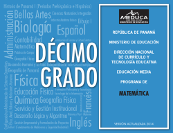 Matemática 10° (format PDF / 2 MB ) - Inicio