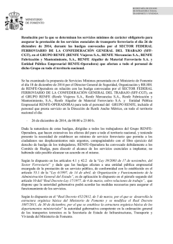 Resolución Ministerial (documento pdf). - Renfe