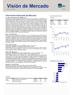 Informe Diario 22 de Diciembre del 2014 - Banco Itaú