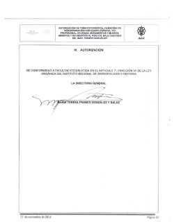 Trámite INAH 00-001 - normateca - Instituto Nacional de