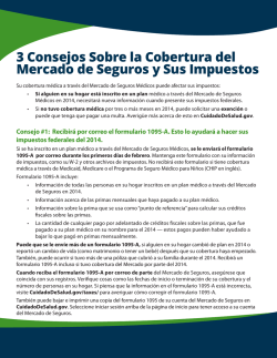 3 Consejos Sobre la Cobertura del Mercado de Seguros y Sus