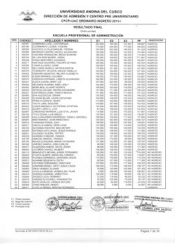 resultados - Universidad Andina del Cusco