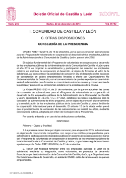BOCYL n.&ordm; 246 23-diciembre-2014 - ANPE Castilla y Le&oacute;n