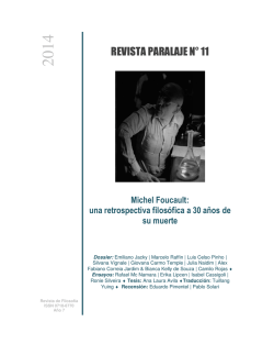 REVISTA PARALAJE N&deg; 11