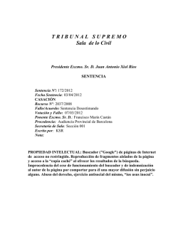 STS 172_2012 Google-Derecho de autor