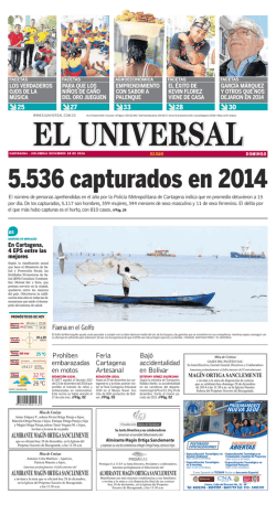 descarga portada en pdf - El Universal