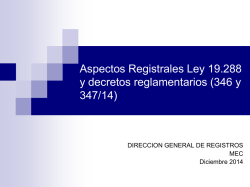 Presentación 2. ( pdf 50 kb ) - Dirección General de Registros