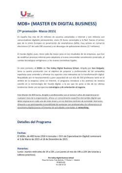 Descarga el temario - The Valley Digital Business School