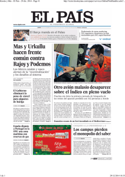 Recull de premsa del dia - UGT Catalunya