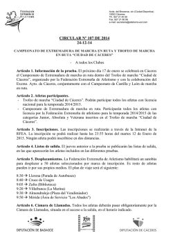107/2014 Reglamento Campeonato de Extremadura marcha en...