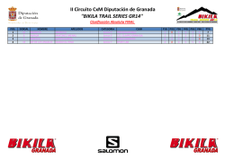 BIKILA TRAIL SERIES GR14 - Global Tempo
