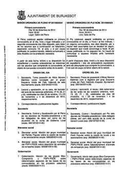 Ordre del Dia Ple 30-12-2014 - Ayuntamiento de Burjassot
