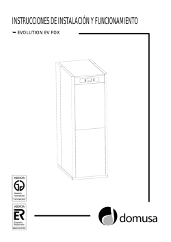 INSTRUCCIONES DE INSTALACI&Oacute;N Y FUNCIONAMIENTO - Domusa