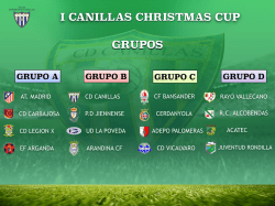 I CANILLAS CHRISTMAS CUP GRUPOS - El Digital de Salamanca
