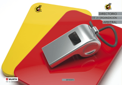 DIRECTORIO ARBITRAL - RFEF-CTA