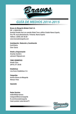 GUÍA DE MEDIOS 2014-2015