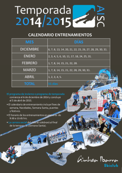 Baqueira 2014-2015 - Ainhoa Ibarra Skiclub