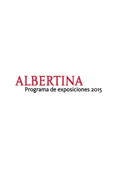 Programa de exposiciones 2015