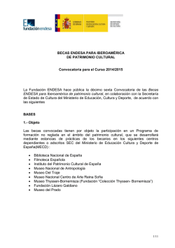 Convocatoria definitiva curso 2014-2015.