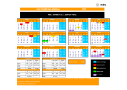 Calendario 2015 - Sección Sindical de USO en Indra Metal