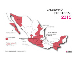 calendario electoral 2015