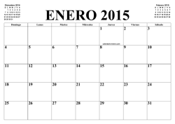 Imprimir Calendario 2015 PDF