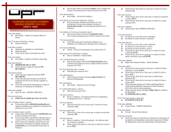 calendario académico - Universidad de Puerto Rico en Humacao