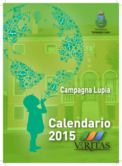 Calendario 2015 della raccolta differenziata