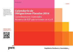 Calendario de Obligaciones Fiscales