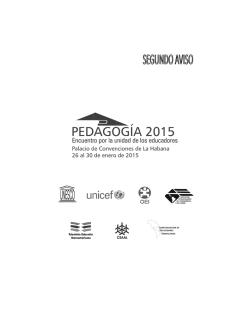 Congreso Internacional PEDAGOGÍA 2015