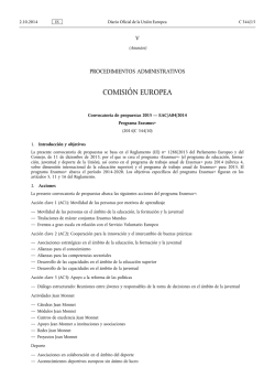 Convocatoria de propuestas 2015 - EUR-Lex