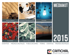 Mediakit CAMCHAL 2015