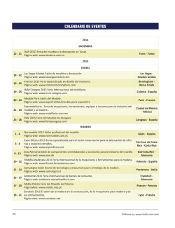 Calendario Ferial dic 2014 - may 2015