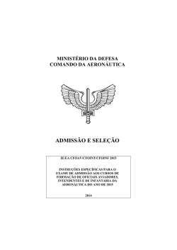 Edital do Concurso - Força Aérea Brasileira