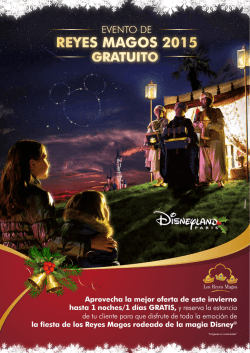 Evento de Reyes Magos 2015 Gratuito