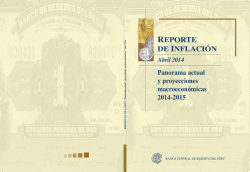 Reporte de Inflaci&oacute;n: Panorama actual y proyecciones
