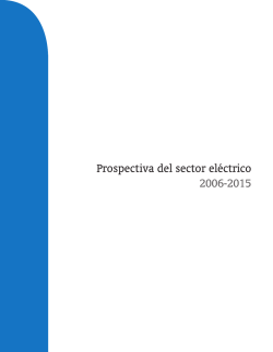 Prospectiva del sector eléctrico 2006-2015