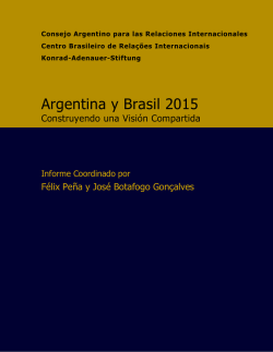 Argentina y Brasil 2015 - Consejo Argentino para las Relaciones
