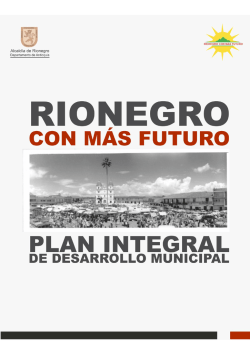 Rionegro con más futuro 2012-2015