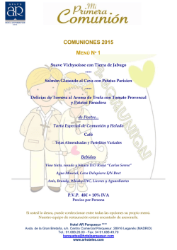 COMUNIONES 2015