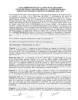 SERVICIO DE VIGILANCIA CONTRATO PLURIANUAL 2015