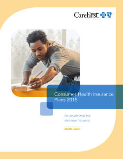 Consumer Health Insurance Plans 2015