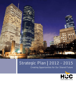 Strategic Plan | 2012 - 2015