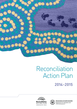 DECD Reconciliation Action Plan 2014-2015