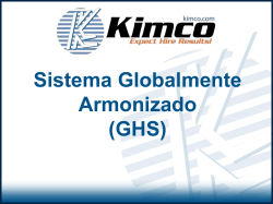 Sistema Globalmente Armonizado (GHS)